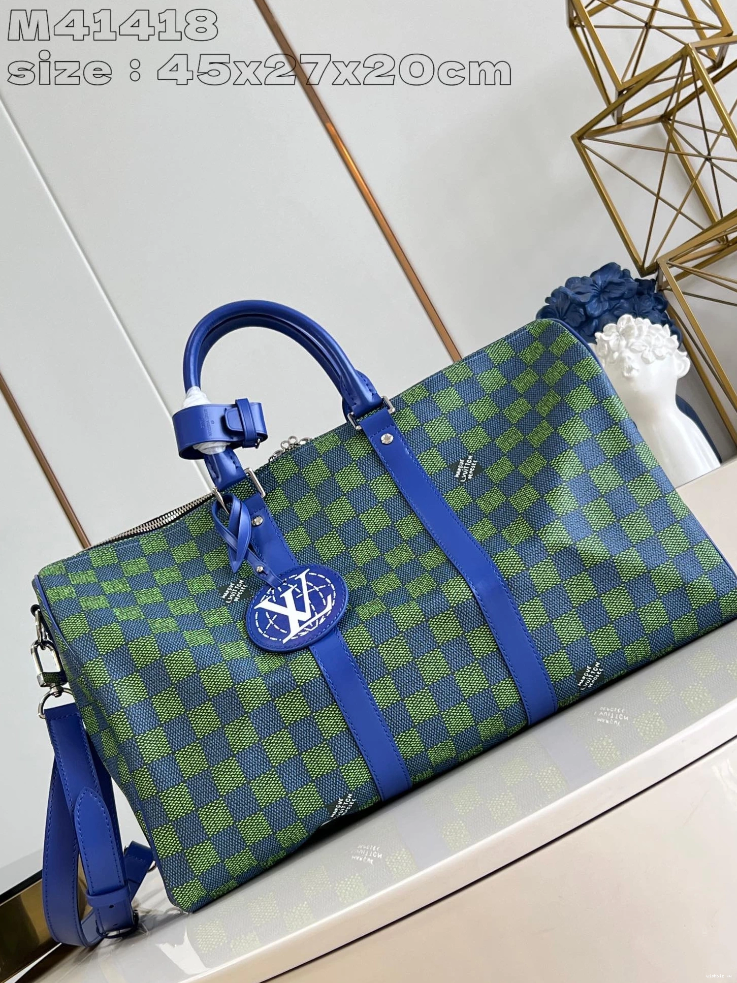 WIS LOUIS KEEPALL 45 BANDOULIÈRE VUITTON 1209